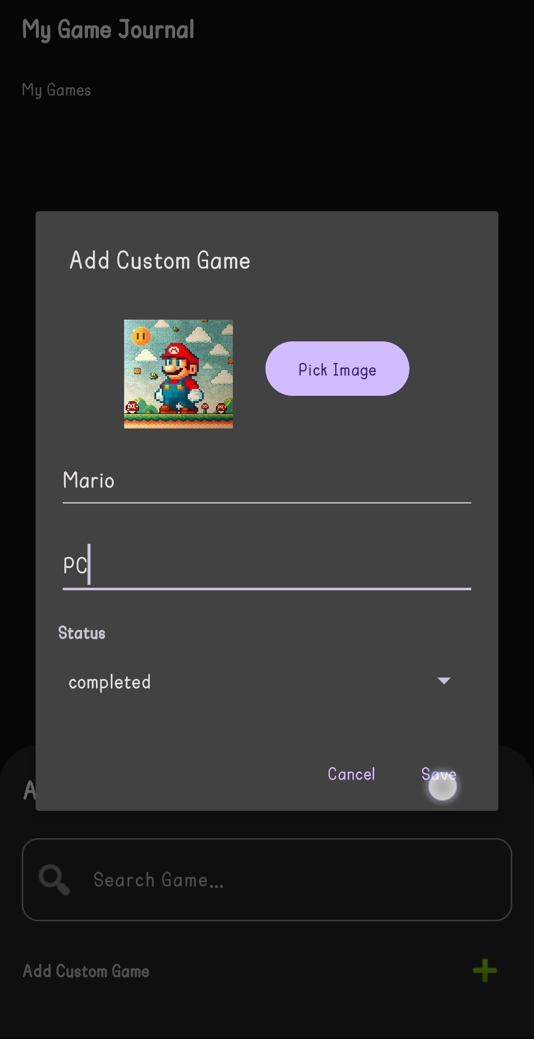 Custom Game
